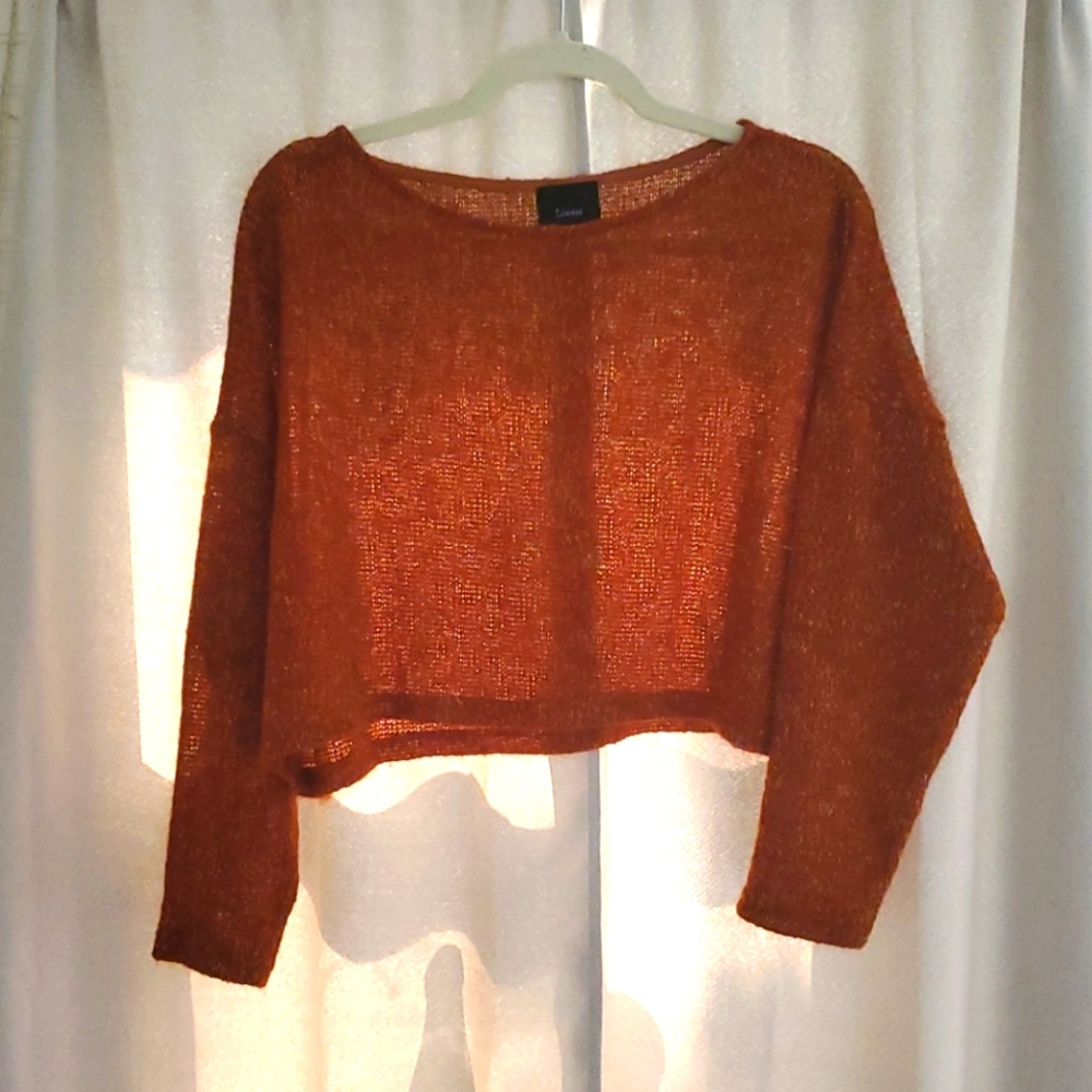 Multicolor cropped sweater